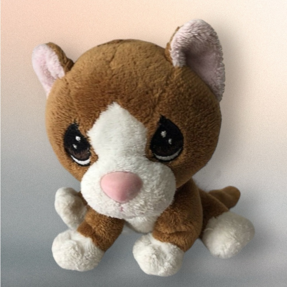 2008 Precious Moments Precious Girls Club Paws Animal Shelter Plush Cat Dog‎ 7”